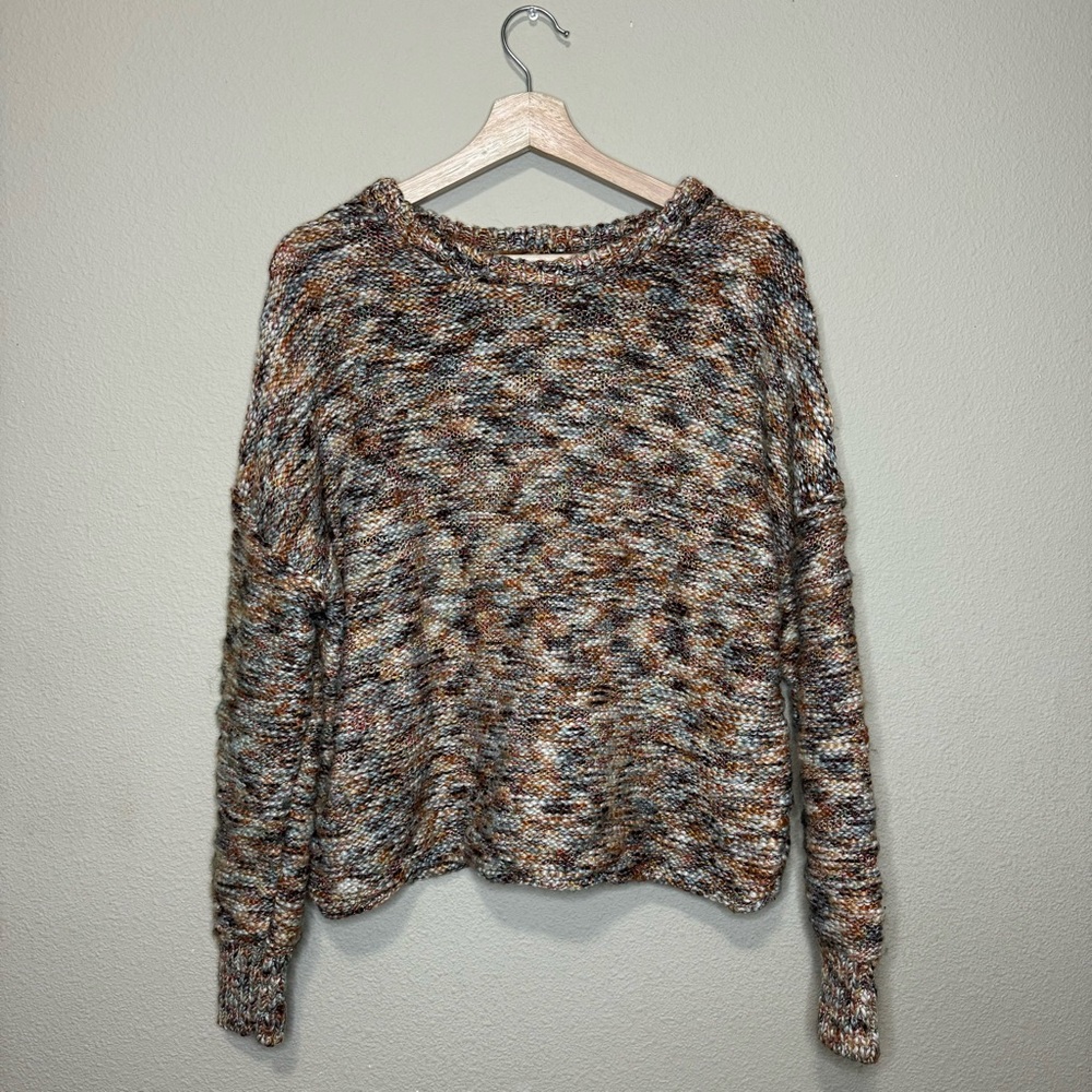 Universal Thread size large multi color knit wool blend long sleeve sweater - Picture 2 of 6